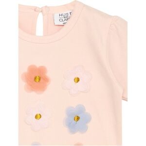 Hust&Claire T-Shirt Tüll-Blumen rosa