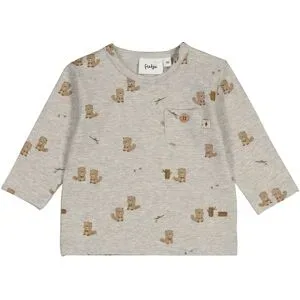 Shirt langarm mit Tasche Biber