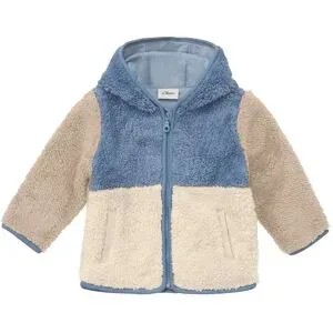 Plüschjacke Colorblock