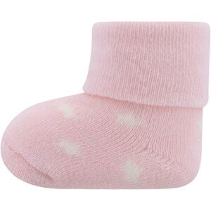 Ewers 3er-Pack Erstlingssocken Hase rosa   natur