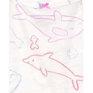 Carter's 3-tlg. Set Body kurzarm, Body ohne Arm und Leggings Ringel Wale rosa