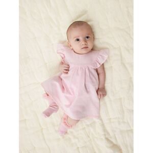 name it Kleid mit Flügelarm rosa