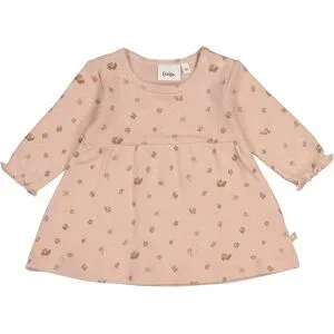 Ajour-Kleid langarm Blumen