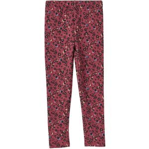 Fleece-Leggings gefüttert Blumen
