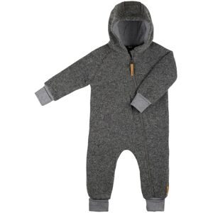 Wollwalk-Overall mit Kapuze und Klappbündchen