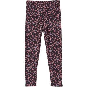 Fleece-Leggings gefüttert Blumen