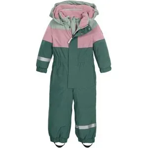 Schneeoverall mit Kapuze Colorblock
