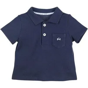 Gymp Polo-T-Shirt mit Tasche Piqué blau