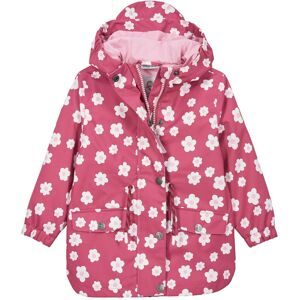 Regenparka mit Kapuze Blumen