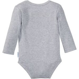 baby-walz 2er-Pack Bodys langarm grau 50/56 unisex