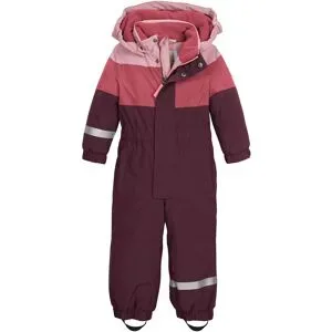 Schneeoverall mit Kapuze Colorblock