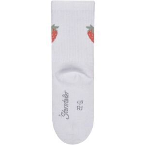 Sterntaler Socken Rippqualität Erdbeere weiss 23/26 unisex