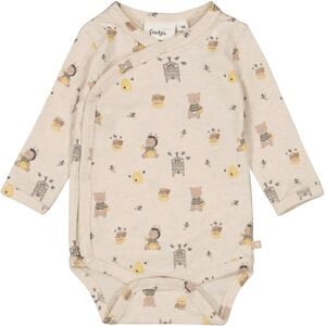 Feetje Wickelbody langarm Honigbären beige   mehrfarbig unisex