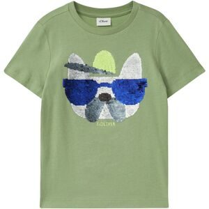 T-Shirt Hund Wendepailletten