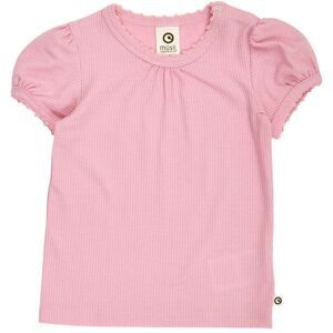 Tencel-T-Shirt mit Puffärmeln Rippqualität