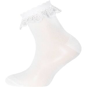 Socken mit Spitze