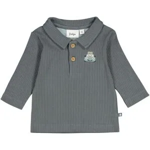 Poloshirt langarm Bär Auto Rippqualität