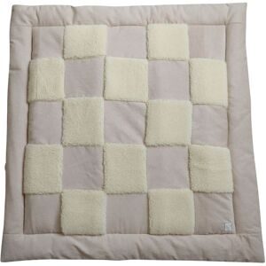Krabbeldecke CORD/WOLLE PATCHWORK 120x120cm