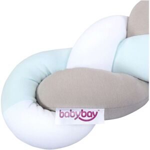 babybay Nestchenschlange Jersey geflochten 180 cm blau unisex