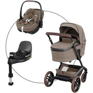 Kombikinderwagen Fame inkl. Babyschale Pebble 360 Pro 2 und Isofix-Basis FamilyFix 360 Pro