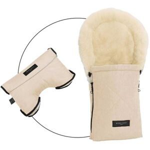 Werner Christ Baby Winterfußsack Oslo Bundle inkl. Handwärmer Moffy beige unisex