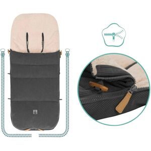 babycab Winterfußsack Kemi Cord grau unisex
