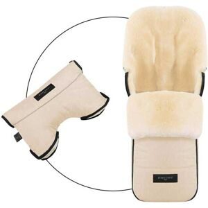 Werner Christ Baby Winterfußsack Flims Bundle inkl. Handwärmer Moffy beige unisex