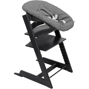 Bundle Treppenhochstuhl inkl. Newbornset Deep Grey & Babyset