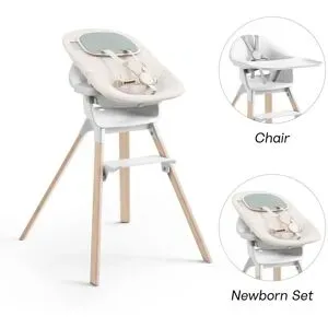 Bundle Hochstuhl Bambus inkl. Newbornset