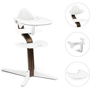 Bundle Hochstuhl Walnuss inkl. Babyset und Tray
