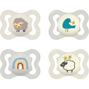 4er-Pack Schnuller Supreme Day+Night Silikon, 0-6 M