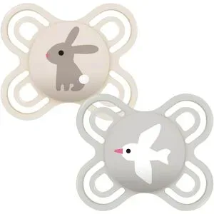 2er-Pack Schnuller Perfect Start Silikon, 0-2M