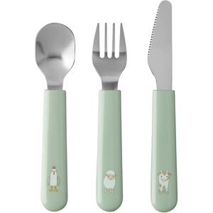 Mepal X Little Dutch 3tlg. Kinderbesteckset gruen