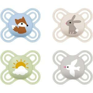 4er-Pack Schnuller Perfect Start Silikon, 0-2 M