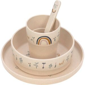 LÄSSIG Kindergeschirr-Set »Garden Explorer«, (Set, 4 tlg.)