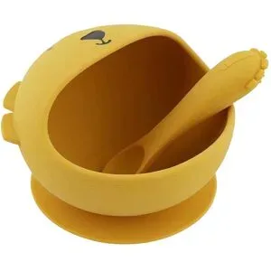 TRIXIE 2-tlg. Esslernset gelb unisex