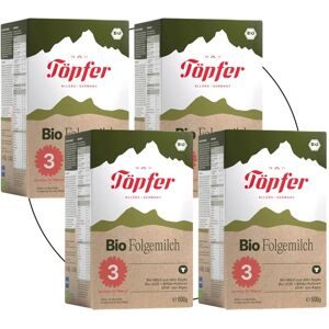 4er Pack Bio Folgemilch 3  600 g