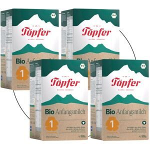 4er Pack Bio Anfangsmilch 1  600 g