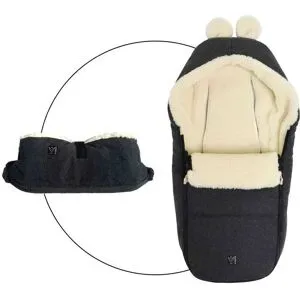 Winterfußsack HOODY MAUS WOOL Bundle inkl. Handwärmer