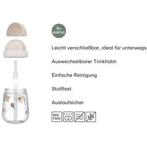 Strohhalmbecher 300 ml