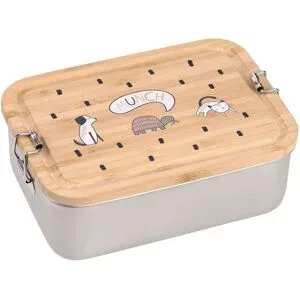 Brotdose Steel Happy Print