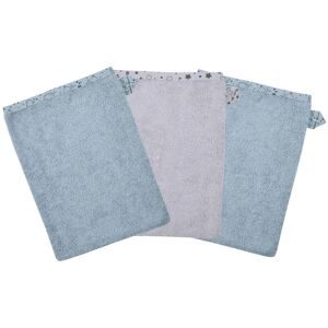 WÖRNER SÜDFROTTIER Waschhandschuh Wal blau 3er Pack