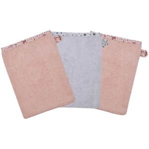 WÖRNER SÜDFROTTIER Waschhandschuh Lamas rosa 3er Pack