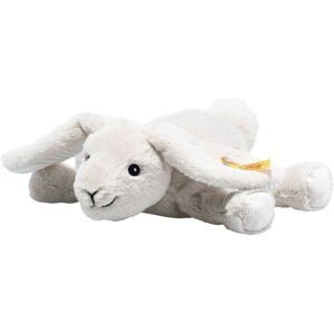 Steiff Floppy Hase Hoppel hellgrau liegend, 20 cm