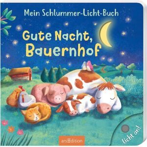 Pappbilderbuch Mein Schlummer-Licht-Buch: Gute Nacht, Bauernhof