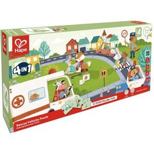 Hape Puzzle »Rettungsfahrzeuge«, (57 tlg.)
