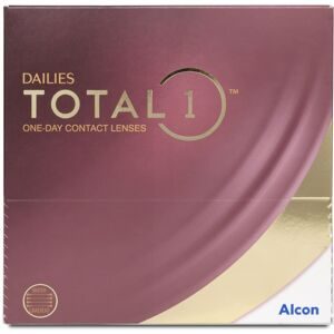Alcon Dailies Total 1 (90er Packung) Tageslinsen (5.5 dpt & BC 8.5) für Allergiker & trockenere Augen