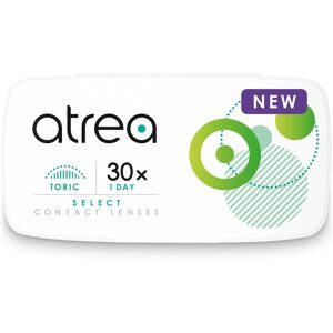 Menicon Atrea Select + 1 Day Toric (30er Packung) Tageslinsen (-10 dpt, Zyl. -1.25, Achse 15 & BC 8.6) für Allergiker