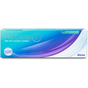 Alcon Precision 1 for Astigmatism (30er Packung) Tageslinsen (0 dpt, Zyl. -0.75, Achse 70 & BC 8.5) mit UV-Schutz für Allergiker & trockenere Augen