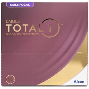 Alcon Dailies Total 1 Multifocal (90er Packung) Tageslinsen (-5 dpt, Addition Low (0.50-1.25) & BC 8.5)